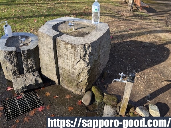 名水ふれあい公園を水飲み台1